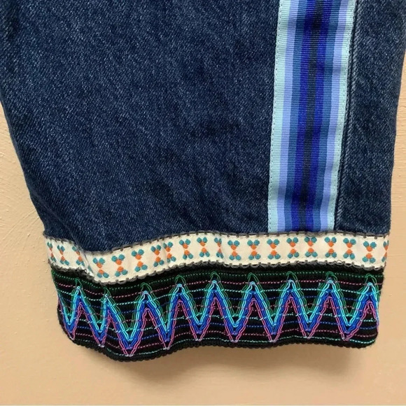 Levi’s x Anna Sui Trimmed Jeans Size 29 - Picture 8 of 11